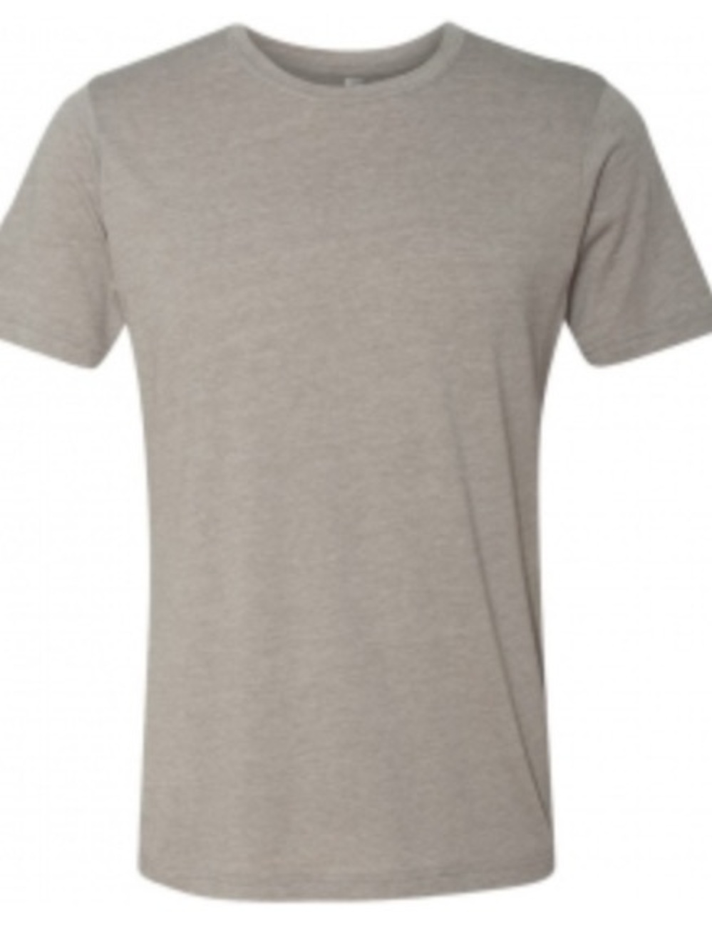 Next Level Apparel Unisex Poly Cotton Crew Neck Tee Ash Gray Size M
